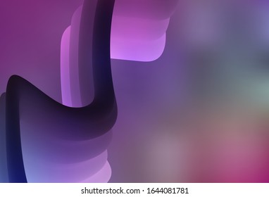 Light Multicolor vector colorful blur backdrop. Glitter abstract illustration with gradient design. New design for your business.