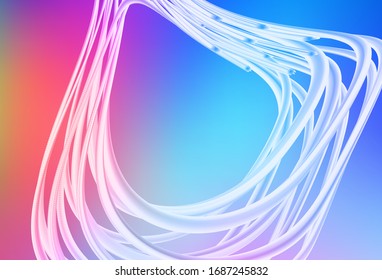 Light Multicolor vector colorful blur background. Colorful illustration in abstract style with gradient. Background for designs.