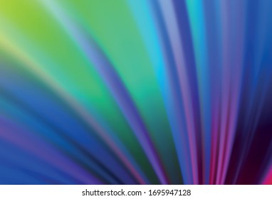 Light Multicolor vector colorful blur background. Glitter abstract illustration with gradient design. New design for your business.