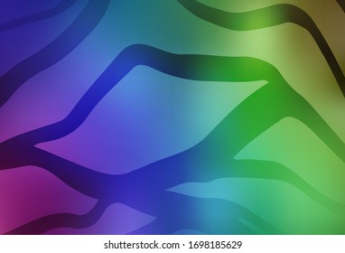 Light Multicolor vector colorful blur background. A completely new colored illustration in blur style. Smart design for your work.