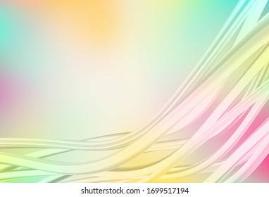Light Multicolor vector colorful blur backdrop. Colorful abstract illustration with gradient. New style for your business design.