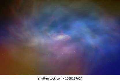 Light Multicolor vector cover with astronomical stars. Modern abstract illustration with Big Dipper stars. Pattern for futuristic ad, booklets.