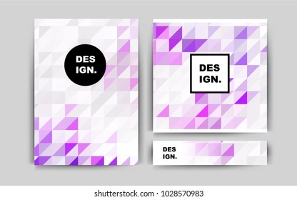 Light Multicolor vector cover for Envelopes. Beautiful colored sample in A4 size. Pattern can be used as a template for calendars.