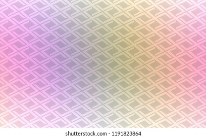 Light Multicolor vector cover in polygonal style. Beautiful illustration with rectangles and squares. Pattern for commercials.