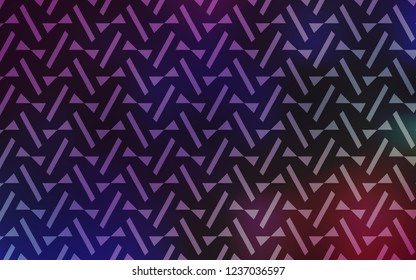 Light Multicolor vector cover with polygonal style. Decorative design in abstract style with triangles. Modern template for landing page.