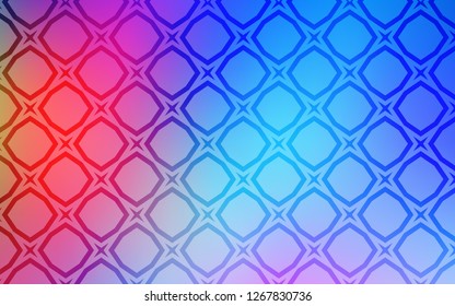 Light Multicolor vector cover with small and big stars. Decorative illustration with stars on abstract template. Best design for your ad, poster, banner.