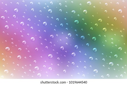 Light Multicolor vector cover with spots. Beautiful colored illustration with blurred circles in nature style. New design for ad, poster, banner of your website.