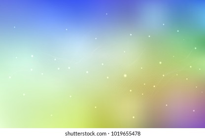 Light Multicolor vector cover with spots. Beautiful colored illustration with blurred circles in nature style. The pattern can be used for beautiful websites.