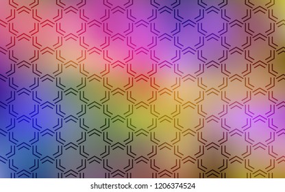 Light Multicolor vector cover with stright stripes. Modern geometrical abstract illustration with Lines. Best design for your ad, poster, banner.
