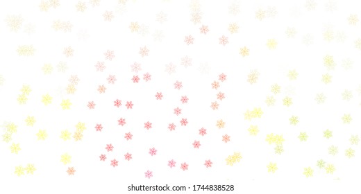 Light multicolor vector doodle background with flowers. Simple design with flowers on abstarct background. Best design for your business.
