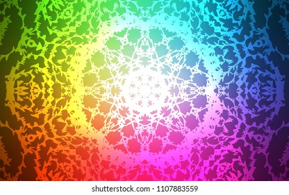 Light Multicolor vector doodle blurred pattern. Doodles created by child on blurred abstract background with gradient. Hand painted design for web, wrapping, wallpaper.