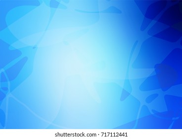 Light Multicolor vector doodle blurred template. Doodle illustration made by child in Origami style with gradient. The pattern can be used for heads of websites and designs.