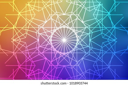 Light Multicolor vector doodle bright pattern. Brand-new colored illustration in blurry style with doodles drawn by child. Hand painted design for web, leaflet, textile.