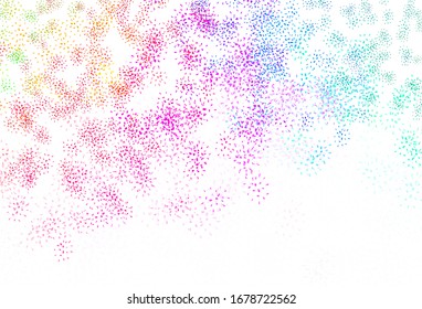 Light Multicolor vector doodle texture with leaves. Decorative illustration with doodles on abstract template. New design for your business.