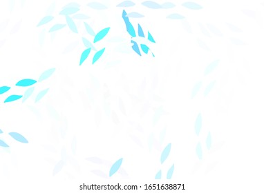 Light Multicolor vector elegant pattern with leaves. Brand new colored illustration in blurry style with leaves. Textured pattern for websites, banners.