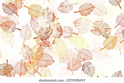 Light Multicolor vector elegant pattern with leaves. Modern abstract illustration with leaves and flowers. Pattern for wallpapers, coloring books.