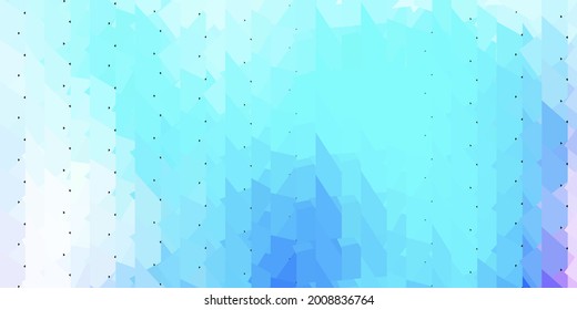 Light multicolor vector geometric polygonal design. Abstract illustration with elegant gradient triangles. Sample for your designs.