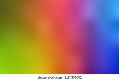 Light Multicolor vector glossy abstract cover. Creative illustration in halftone style with gradient. The elegant pattern can be used as part of a brand book.