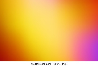 Light Multicolor vector glossy abstract background. Creative illustration in halftone style with gradient. Elegant background for a brand book.