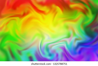 Light Multicolor vector glossy abstract background. Abstract colorful illustration with gradient. Elegant background for a brand book.