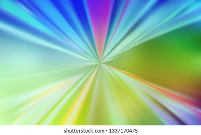 Light Multicolor vector glossy abstract layout. Creative illustration in halftone style with gradient. Smart design for your work.