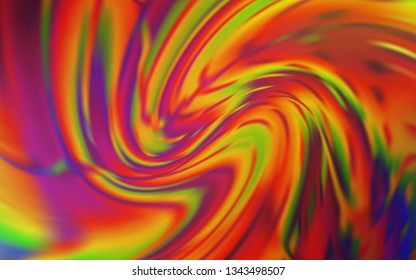 Light Multicolor vector glossy abstract layout. Modern abstract illustration with gradient. Background for designs.