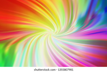 Light Multicolor vector glossy abstract background. Creative illustration in halftone style with gradient. Elegant background for a brand book.