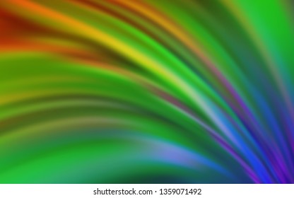 Light Multicolor vector glossy abstract background. Glitter abstract illustration with gradient design. Background for a cell phone.