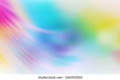 Light Multicolor vector glossy abstract background. Creative illustration in halftone style with gradient. Elegant background for a brand book.