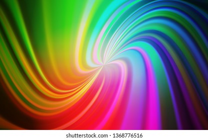 Light Multicolor vector glossy abstract backdrop. Colorful abstract illustration with gradient. New design for your business.