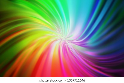 Light Multicolor vector glossy abstract background. Glitter abstract illustration with gradient design. Blurred design for your web site.