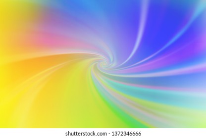 Light Multicolor vector glossy abstract background. Abstract colorful illustration with gradient. Completely new design for your business.