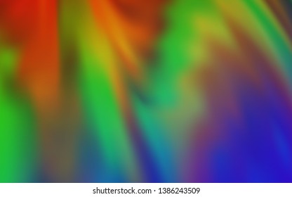 Light Multicolor vector glossy abstract layout. Glitter abstract illustration with gradient design. Background for a cell phone.