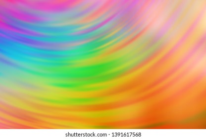 Light Multicolor vector glossy abstract backdrop. Colorful illustration in abstract style with gradient. Elegant background for a brand book.