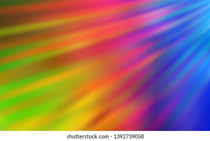 Light Multicolor vector glossy abstract backdrop. Shining colored illustration in smart style. Elegant background for a brand book.