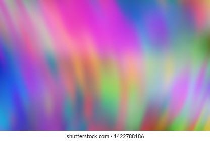 Light Multicolor vector glossy abstract layout. Colorful abstract illustration with gradient. The best blurred design for your business.