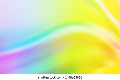 Light Multicolor vector glossy abstract background. Creative illustration in halftone style with gradient. Blurred design for your web site.