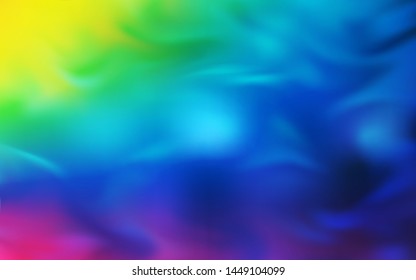 Light Multicolor vector glossy abstract layout. Colorful illustration in abstract style with gradient. Elegant background for a brand book.
