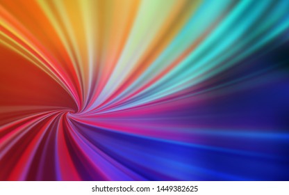 Light Multicolor vector glossy abstract layout. Modern abstract illustration with gradient. New style design for your brand book.