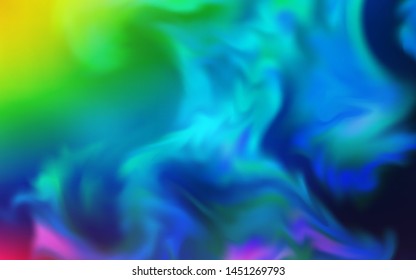 Light Multicolor vector glossy abstract background. New colored illustration in blur style with gradient. New style for your business design.