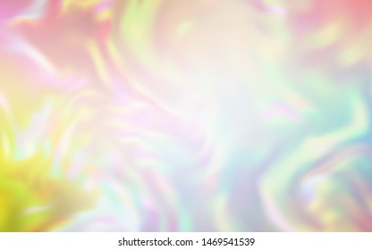 Light Multicolor vector glossy abstract layout. New colored illustration in blur style with gradient. Blurred design for your web site.