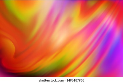 Light Multicolor vector glossy abstract background. Modern abstract illustration with gradient. Blurred design for your web site.