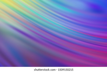 Light Multicolor vector glossy abstract background. A completely new colored illustration in blur style. Smart design for your work.