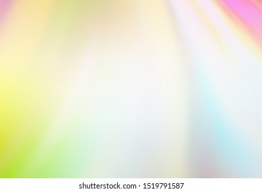 Light Multicolor vector glossy abstract backdrop. Shining colored illustration in smart style. Smart design for your work.