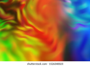 Light Multicolor vector glossy abstract backdrop. Colorful abstract illustration with gradient. Elegant background for a brand book.