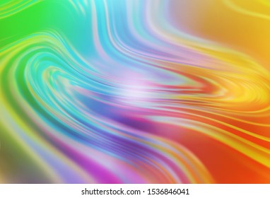 Light Multicolor vector glossy abstract layout. An elegant bright illustration with gradient. Elegant background for a brand book.