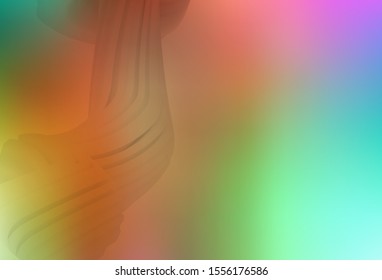 Light Multicolor vector glossy abstract layout. New colored illustration in blur style with gradient. New way of your design.