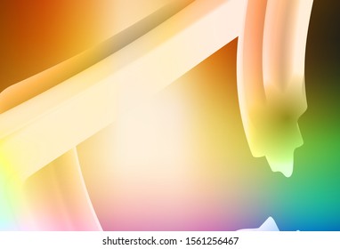 Light Multicolor vector glossy abstract background. Modern abstract illustration with gradient. New way of your design.