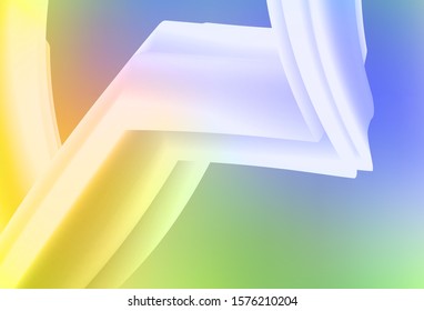 Light Multicolor vector glossy abstract layout. Colorful abstract illustration with gradient. New way of your design.