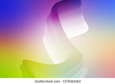 Light Multicolor vector glossy abstract backdrop. A completely new colored illustration in blur style. Background for a cell phone.